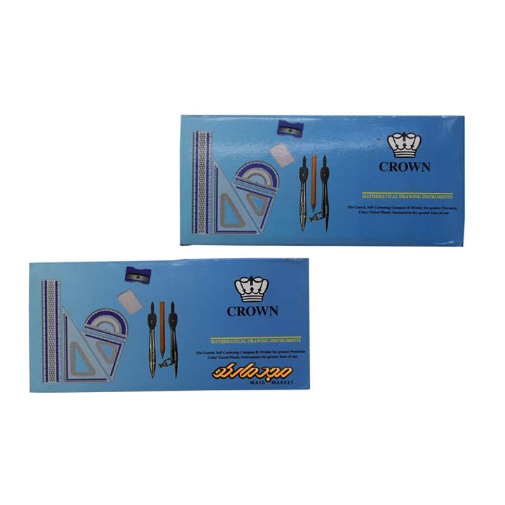 سرویس پرگار فلزی 9 تیکه crown